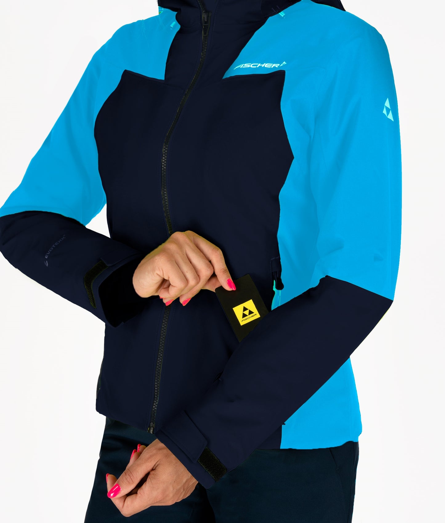 Fleiding Giacca Sci Isolata Donna BLU OCEANO