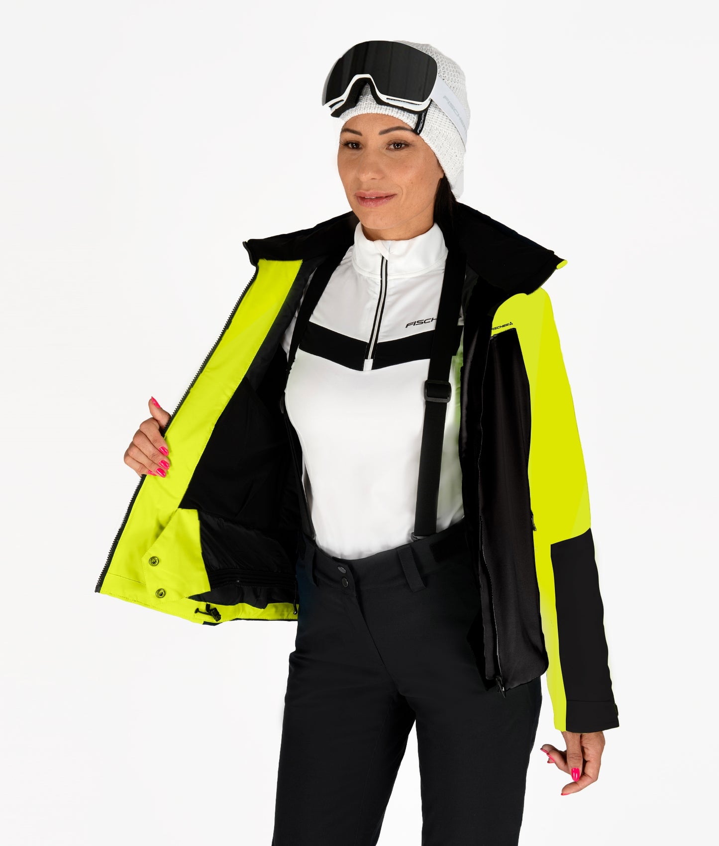 Fleiding Giacca Sci Isolata Donna GIALLO